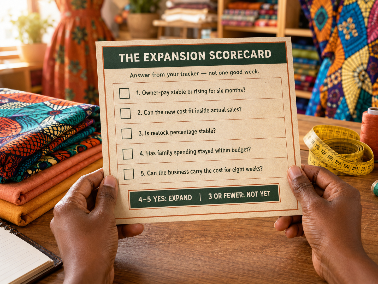 The Expansion Scorecard, included free